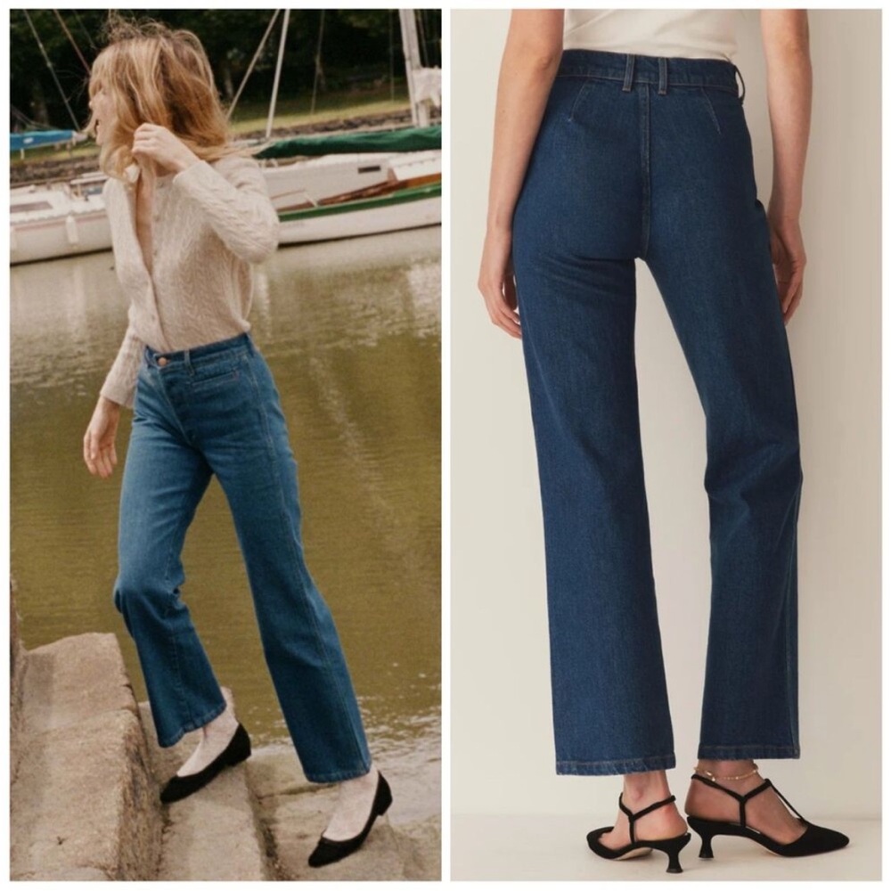 NWT Dôen Nikita Jean in Saint Nazaire wash (size 28), as seen on Meghan Markle